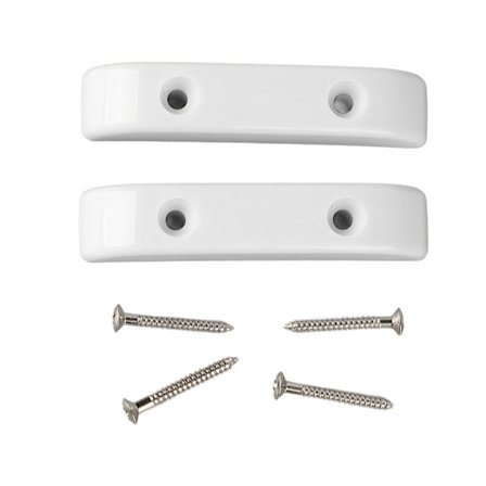 2 kpl Basson peukalotuki Muovinen liukueste Kevyt Jazz Bass -kitaran sormituki GM02 Valkoinen