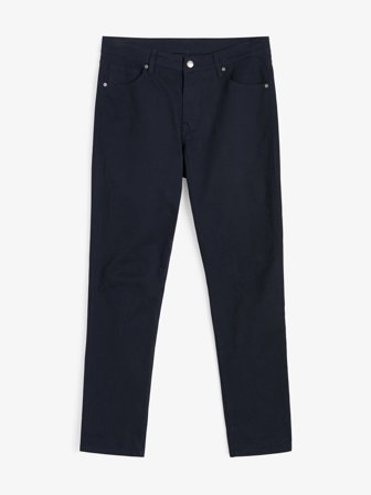 Dunkelblaue Hose Slim Fit