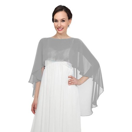 Aftenkjole Sjal Langt Sjal GRÅ