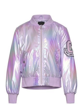 Nkfmovie Bomber Jacket Foil Purple Name It