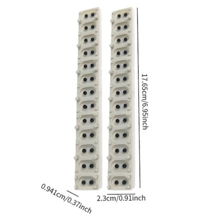 Silikonknapper Profesjonelle Høye Elektroniske Piano Erstatningstaster stil A [DB]