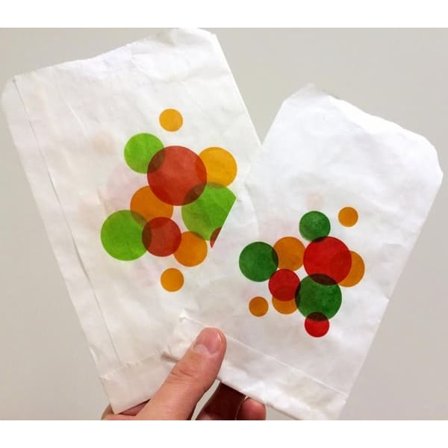 100-pack - Godispåsar Retro - Påsar för Godis—pa