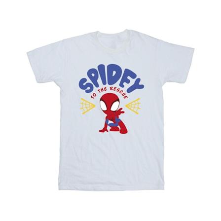 Marvel Boys Spidey And His Amazing Friends Rescue T-Shirt 3-4 år White 3-4 Years