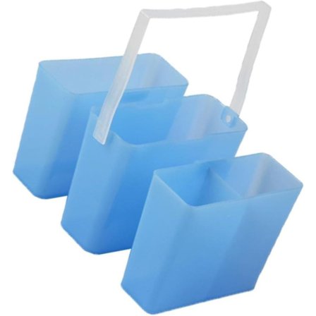 Kunst Pen Vaskespand Malepensel Bassin Kunstner Rengøringskop Plastik Penselrenser Akvarel Penselrenser Rulle Malepensel Tre-i-en Plastik