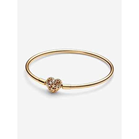 Pandora - Celestial Heart Clasp Rannekoru - 14k kullattu