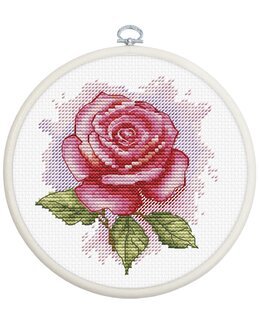 Stickpackung Bild Rosen