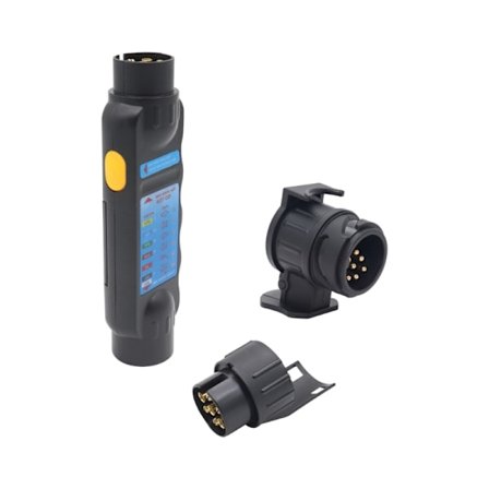 7Pin Trailer Socket Tester Elektrisk Dragstång Ledningskrets Ljustestverktyg