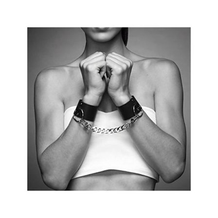 Menotter och Armband - Indiskreta Smycken - Labyrint - Svart - Justerbar - Vegansk