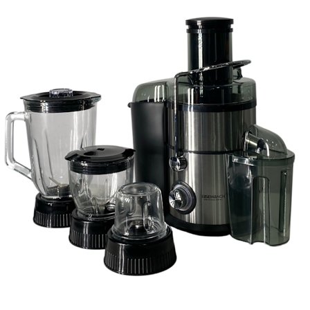 Eisenbach HW-1508: 4-i-1 juicer, foodprocessor, blender og kværn -1000W
