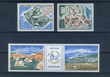 TAAF - Fransk antarktis Terr. - Luftpost - Årgang 1971 - Postfrisk