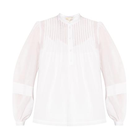 Michael Kors Double-layer top , Wit , Dames , Maat: M