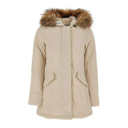 Woolrich - Vinterkappor - Vit - Dam - Storlek: Xl, Dam, Storlek: XL