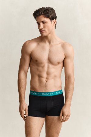 GANT Herren 3er-Pack Boxershorts (M) Schwarz
