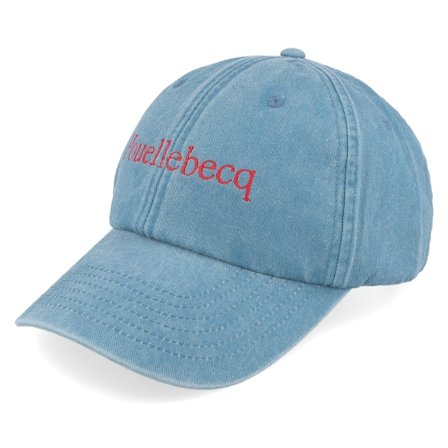 Iconic - Houellebecq Washed Blue Dad Cap Unconstructed Blue Cap - @ Hatstore