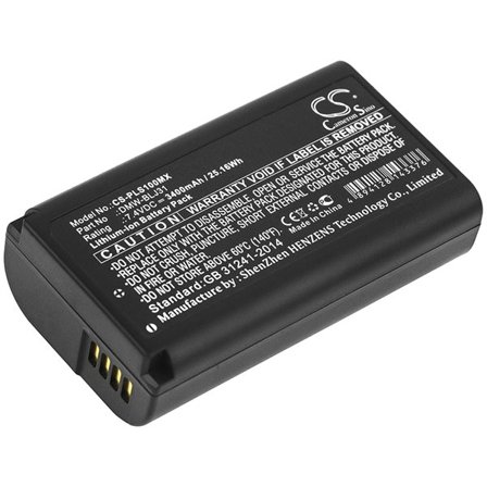 Batteri til kamera for Panasonic Lumix S1, Lumix S1R, Lumix DC-S1 og andre.