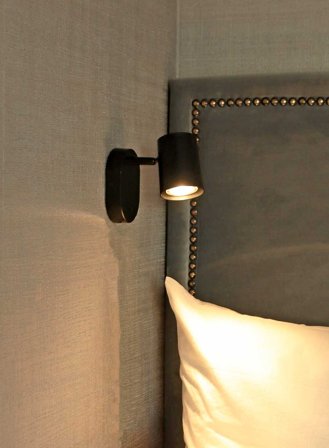 Oscar vegglampe - sort