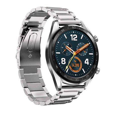 Metalliranneke Huawei Watch GT/GT 2 46mm/GT 2 Pro hopea