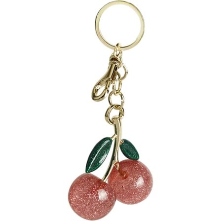 Hedelmäkoru Laukku Koru Avaimenperä Mansikka Kirsikka Asusteet Avaimenperä Naisille Syntymäpäivä Ystävänpäivälahjat