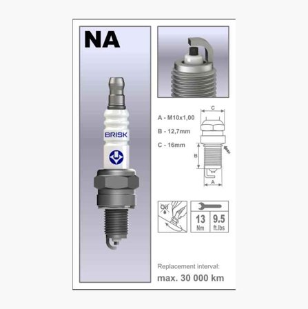 Biltema - Tennplugg NAR14YC