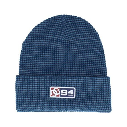 DC - Blå cuff Beanie - Sight Beanie Dark Blue Cuff @ Hatstore