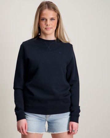 Lyle & Scott Tonal Crew Neck Sweatshirt Bleu Pulls Fille - Kids Brand Store