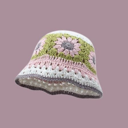 Ihålig stickad mössa strandmössa 2 2