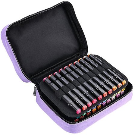 Bæreveske Organizer-spor Canvas Glidelås Markører Oppbevaring For Touch Spectrum Noir Paint Markører