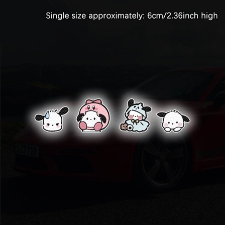 Bilklistremerke Reflekterende Advarsel Safety Tape Anti Collision Refl