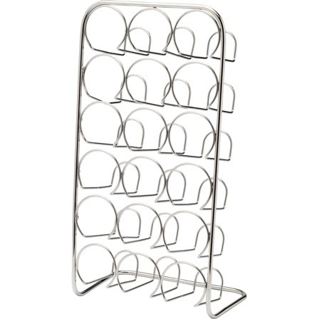 Hahn kitchenware Pisa Krydderstativ i Krom for 18 krydderglass