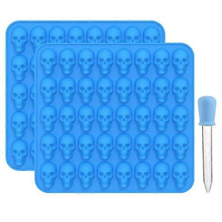 Godisformer, Mini Dødninghode Gummisjokoladeformer for Halloween