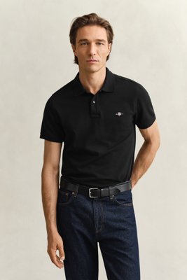 GANT - Klassisk piquéskjorte i regular fit til herre black