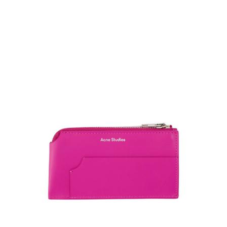 Acne Studios, Wallets ; Cardholders Różowy, Kobieta, Rozmiar: ONE Size
