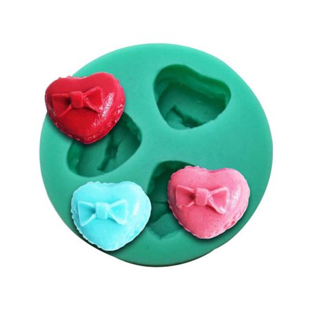Roshjärta Läpp Silikonformar för Ljustillverkning Tvål Choklad Fondant Tårta