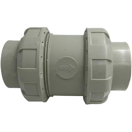 Diameter(40mm)vanntett Lmell grå inline tilbakeslagsventil for washi