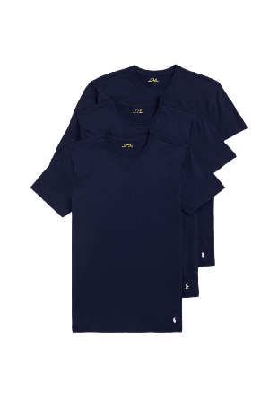 Polo Ralph Lauren Slim Crewneck 3-Pack Underlinnen & t-shirts Herr Blå M