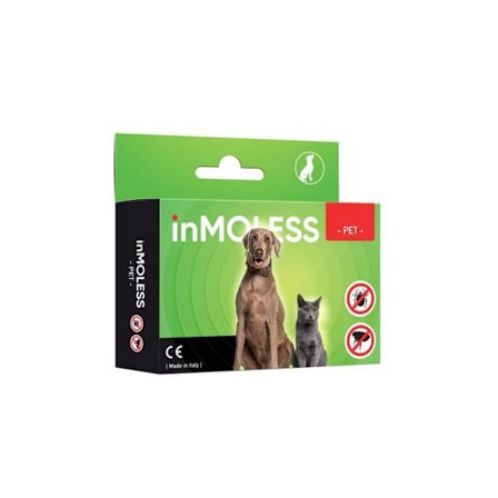 Ultraljudsrepellent mot loppor och fästingar Inmoless Pet för husdjur, gul