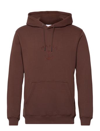 Folke Hooded Sweatshirt Brown Makia
