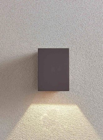 Cube utelampe ned - betong