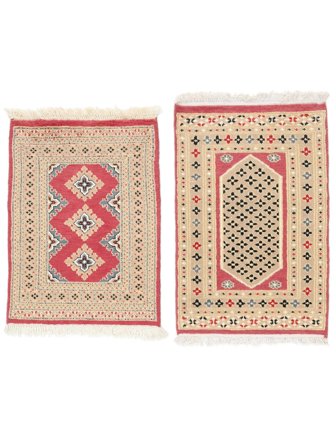 Hand Knotted Pakistan Bokhara 2Ply Rug 60X83 Brown/Beige