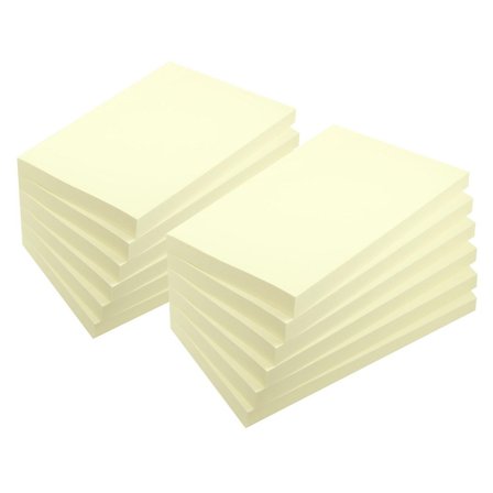 LYRECO Notes recycled 76x127mm gul 12/fp - Lyreco - Kontorsmaterial - Notes och Post-It - Notes - Gula
