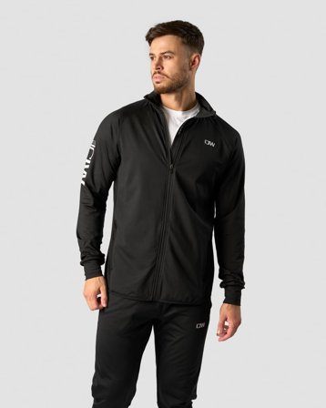 Smash Padel Warm Up Zipper Black