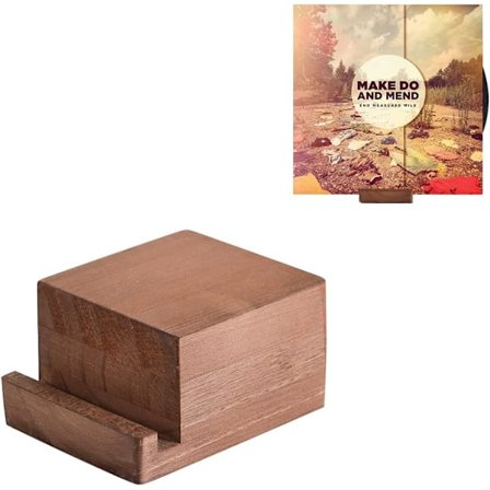 Vinyl Plateholder Display Stand - Bordplate Nå Spiller Album Cover Holder - Nå Spinnende Platehylle - Enkelt CD Stativ LP Display Hylle