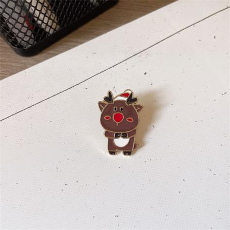 Julbroscher Pin E Santa Claus Brosch Kvinnor Charm Smycken