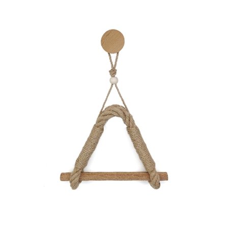 Vintage Toalettpapirholder i hamptau for baderom