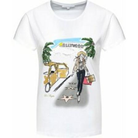 Patrizia Pepe T-Shirts Hvid, Dame