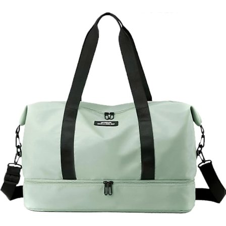 Reisebag med skofack, sportsgymbag, 40L vanntett helgebag for menn