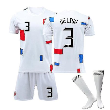 2022 Holland hjemme-VM Voksen hvid trøjesæt