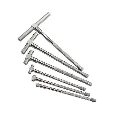 6-delt Teleskopisk Måler Innvendig Diameter Måler Justerbar Måler 8-150mm 5/16-6 Tommer Teleskopisk Måler