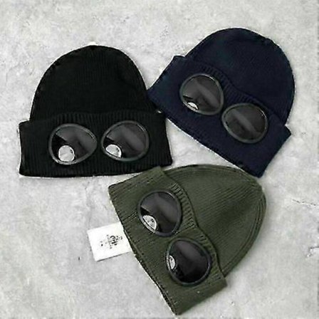 Vinter Solbriller Hue CP Strikket Hat Mænd Teenagere Uldne Hatte Punk Hue