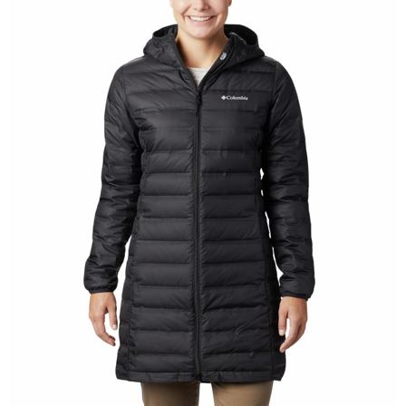 Columbia Montrail Women ́s Lake 22 Down Long Hooded Jacket Women warmly-lined down jackets Black S